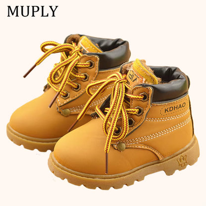 Winter Children'S Boots Kids Girls Boys Plush Boots Casual Warm Ankle Shoes Kids Fashion Sneakers Baby Snow Boots