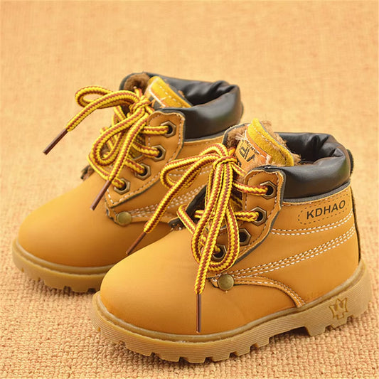 Winter Children'S Boots Kids Girls Boys Plush Boots Casual Warm Ankle Shoes Kids Fashion Sneakers Baby Snow Boots